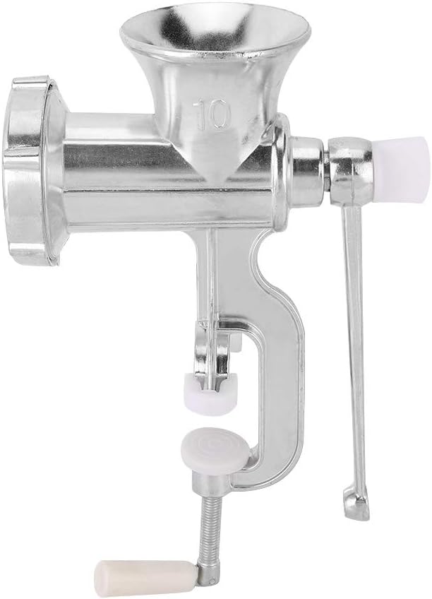 Manual Meat Grinder and Mincer - Grinding Machine for Meat and Pepper