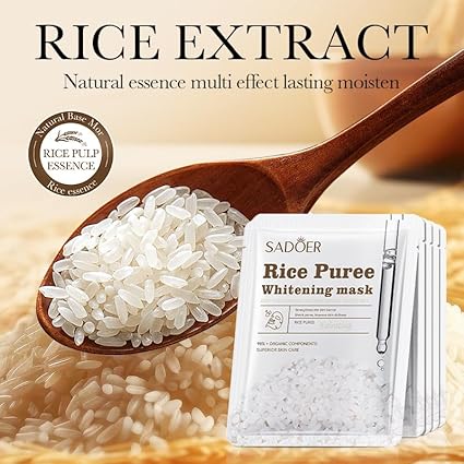 SADOER Rice Deep Moisturizing Hydrating Facial Mask