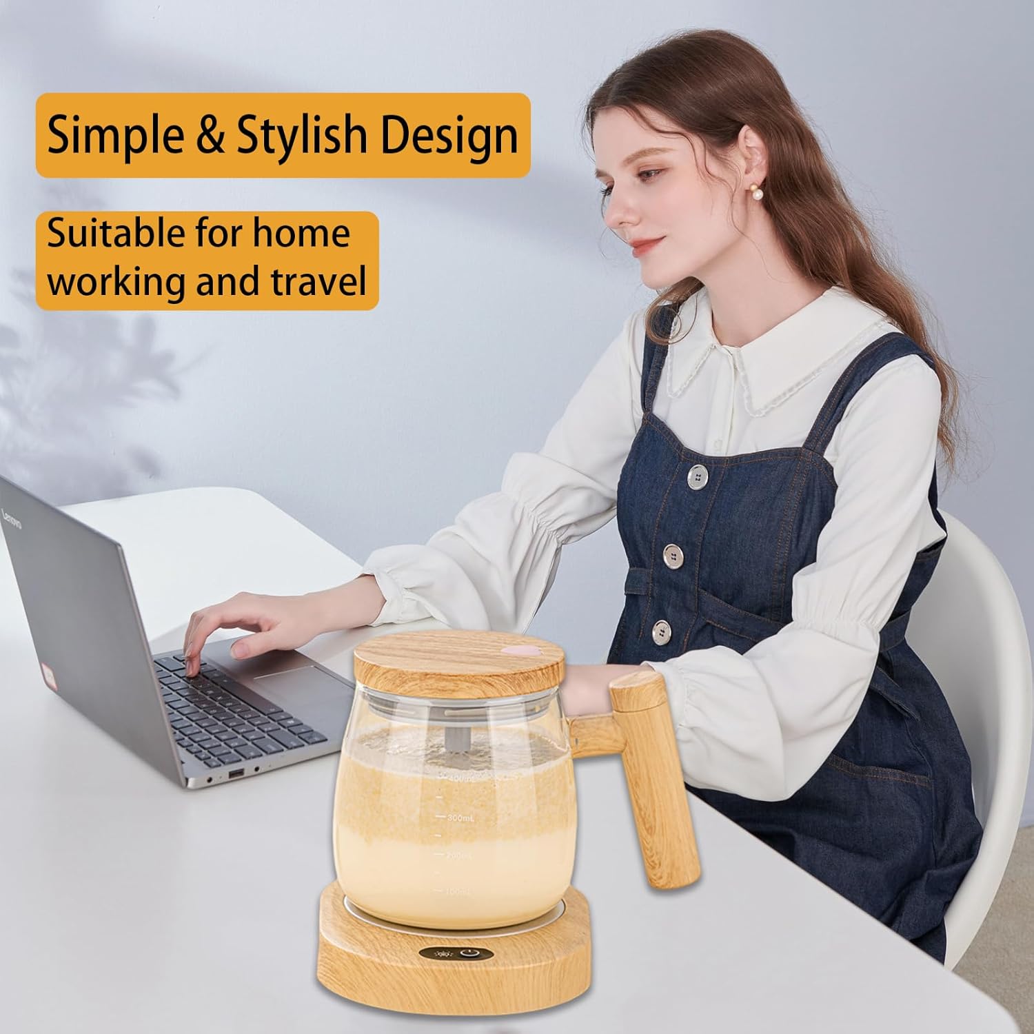 Self Stirring Mug, 400ML Self Stirring Coffee Mug Electric Mixing Mug